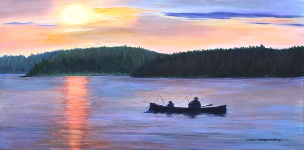 Fishing at Sunset